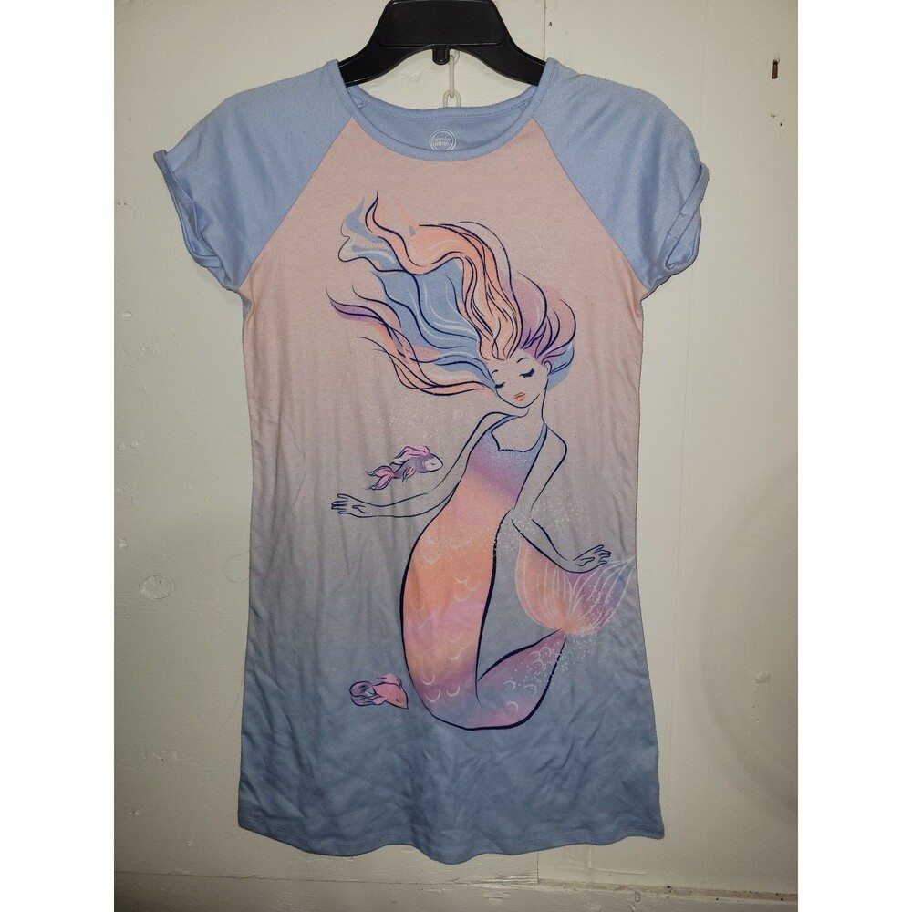 Girls Mermaid Graphic Nightgown AH45